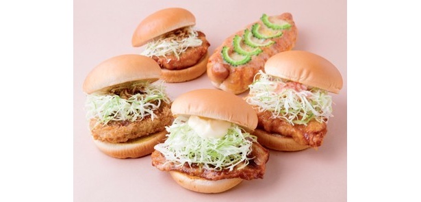 8月24日(火)より全国各地で発売したモスバーガーの「ご当地バーガー」。全国を5つのエリアに分け、それぞれの“地元の味”をモス流に再現した創作バーガー