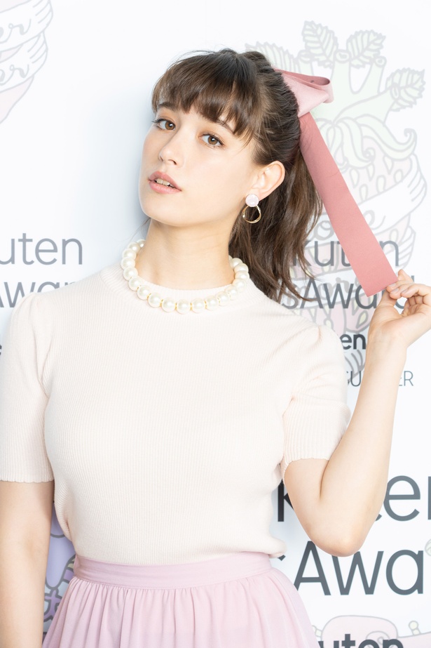 「お仕事だと、今日みたいなかわいい服を着させていただくことが多いです」トラウデン直美さん