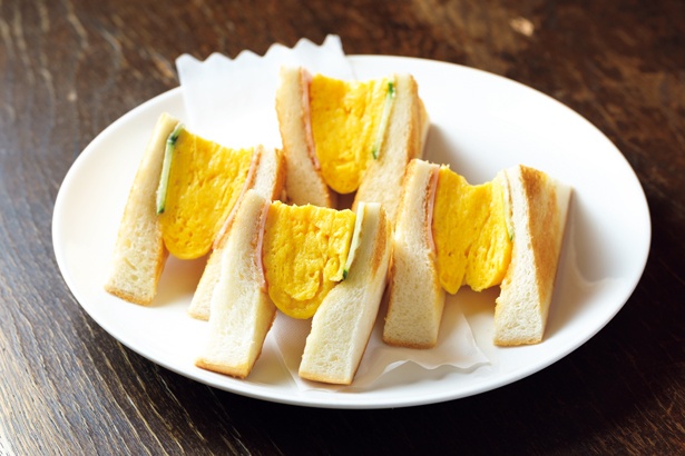 「ハムエッグトースト」(580円) /「支留比亜(しるびあ)珈琲店 徳川本店」(名古屋市東区)
