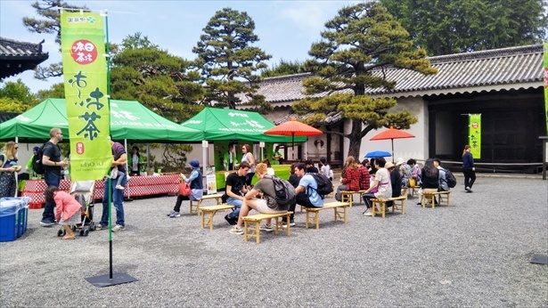 「日本の文化を未来へつなげよう」プロジェクト二条城会場の様子 