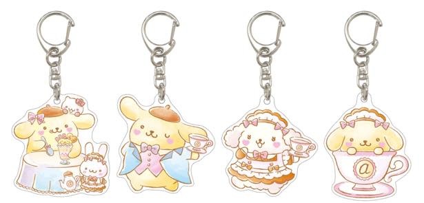 アクリルキーホルダー全4種(各税抜600円)※6月4日(月)より販売
