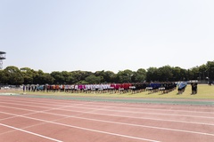 晴天に恵まれた日本工業大学駒場高等学校の体育祭