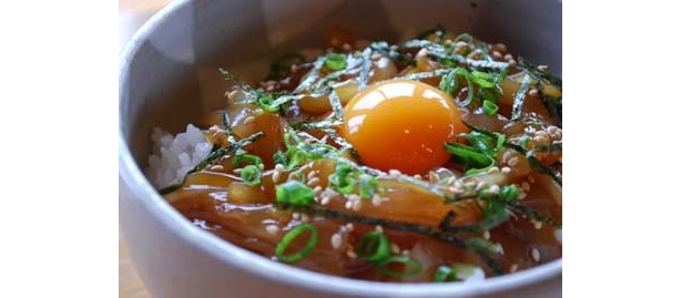 島根「寒シマメ漬け丼」