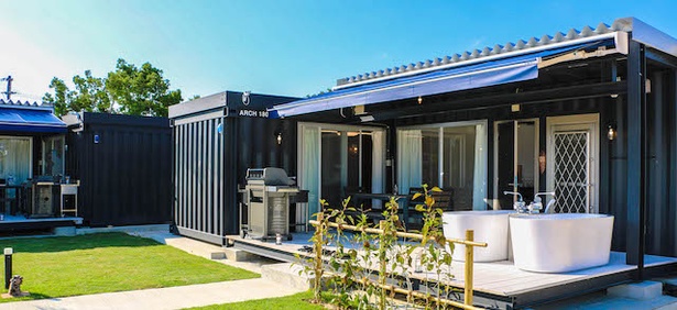 Rakuten STAY VILLA 宮古島 前浜ビーチ店 / 一棟貸し切りでくつろげるコンテナ型宿泊施設。アウトドアデッキと本格的なBBQグリルを完備