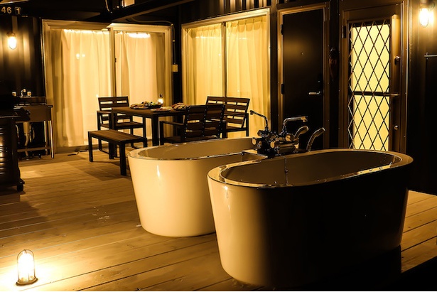 Rakuten STAY VILLA 宮古島 前浜ビーチ店 / 夜は星空を眺めながらアウトドアバスでゆっくりと寛ぐことができる