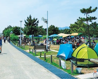 無料の潮干狩りも！水遊びできるビーチすぐの海辺の公園でBBQができる「芦屋市総合公園」