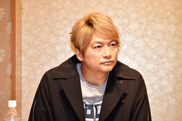 映画『凪待ち』について語る香取慎吾
