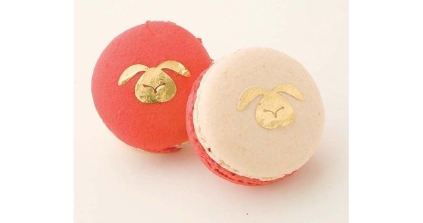 こ～んなマカロンも登場！ 「マドモアゼル マカロン」の「Happy new year！」(1260円)