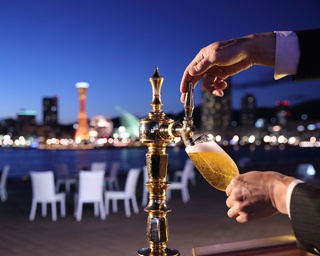 海に囲まれた夕景とビールを味わう！ラ・スイート神戸オーシャンズガーデンでオーシャンズビアガーデン2019が開催中