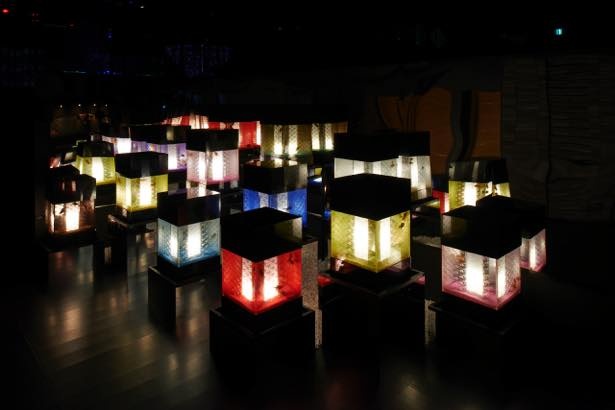 「アンドンリウム」日本の伝統的照明、行燈をモチーフとした、アクアリウムによるライティングの集大成といえる作品