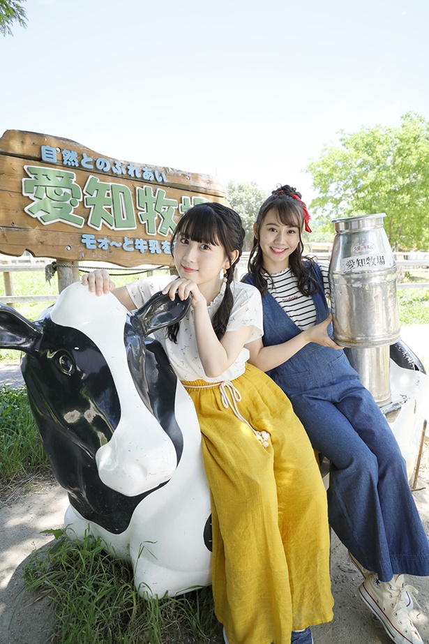 【写真を見る】7月24日(水)に発売するSKE48の25thシングル「FRUSTRATION」で初選抜された井上瑠夏と松本慈子