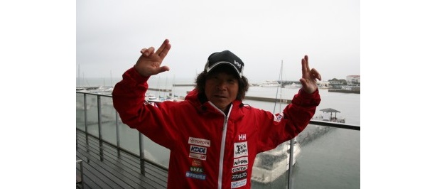2年ぶりの日本帰還の喜びを語る寛平さん