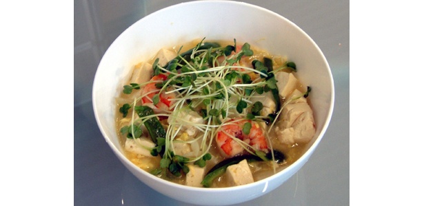 最優秀賞に輝いた「海鮮京風あんかけラーメン」。片栗粉でつけたとろみがポイントだ