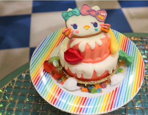 原宿×KAWAII×キティのスイーツゴーランドケーキ