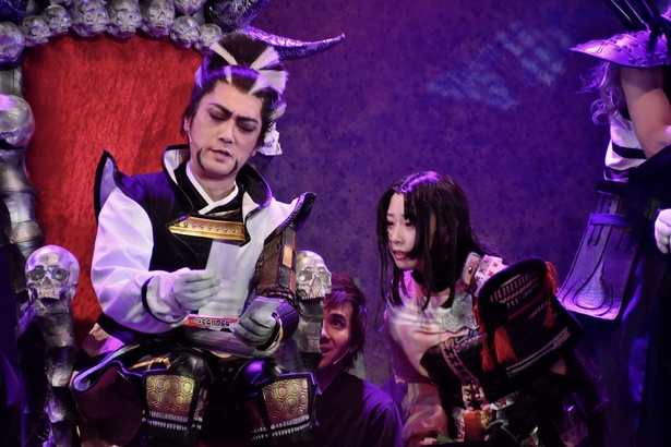 舞台『斬劇「戦国BASARA」天政奉還』のゲネプロに高柳明音さん(SKE48)が登場