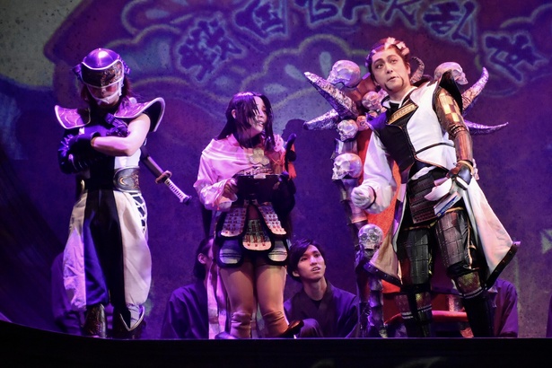 舞台『斬劇「戦国BASARA」天政奉還』のゲネプロに高柳明音さん(SKE48)が登場