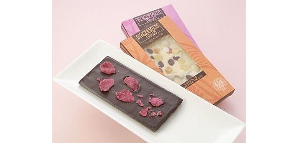 【写真】これがチョコ!? 花やフルーツをブレンドした“セレブ系板チョコ”