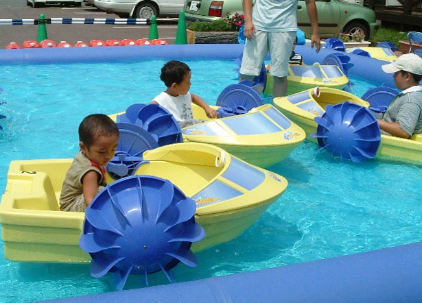 3歳から9歳までの子供を対象にした涼める水イベント「キッズボート」も登場