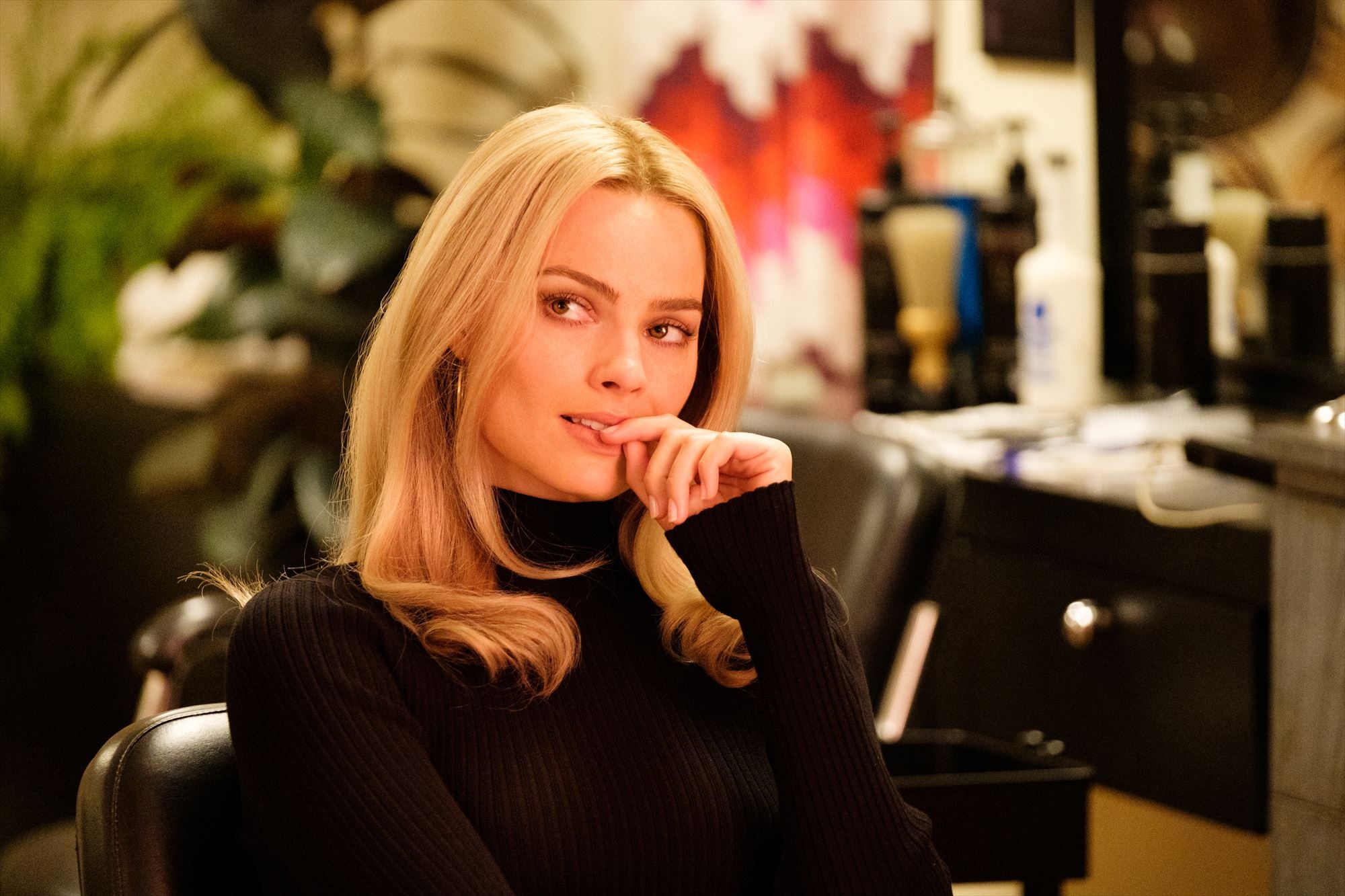 実在した女優シャロン・テートを演じるマーゴット・ロビー