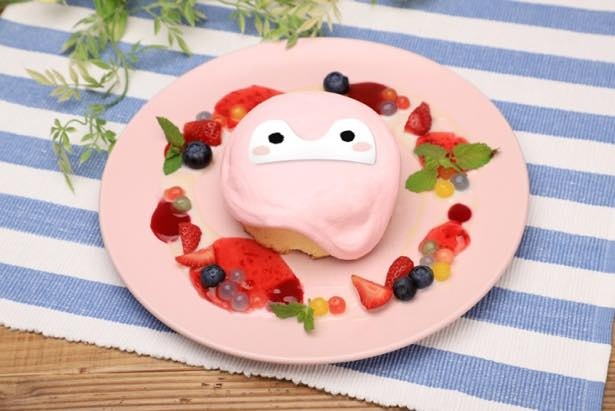 ピンクコウペンちゃんのイチゴミルクパンケーキ(税抜1390円)
