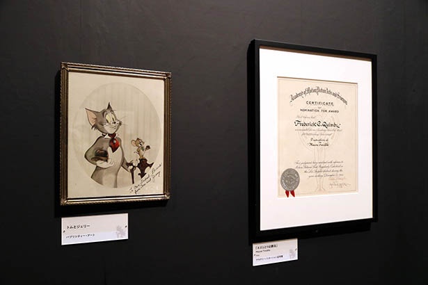 左：「パブリシティー・アート」と右：「アカデミーノミネーション証明書」