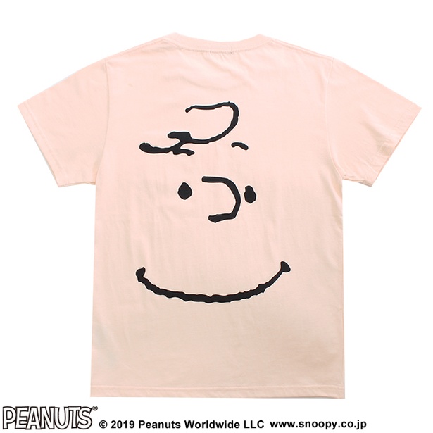 「PEANUTS/チャーリー・ブラウン フェイスプリントTシャツ(M/L)」(3132円)