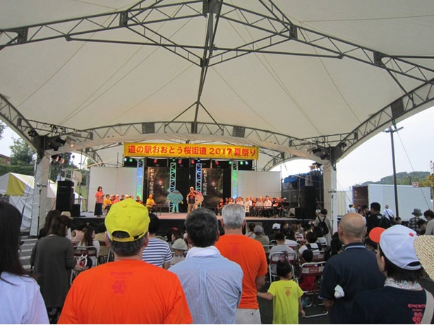 道の駅おおとう桜街道2019夏祭り / 盆踊りや花火などが例年人気の夏祭り