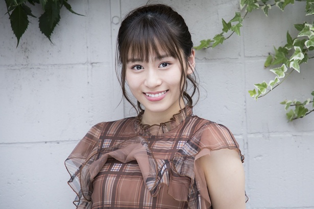 「女優さんを目指してがんばりたいです。舞台や映画、テレビにも出られるようにがんばります」内木志さん(NMB48)