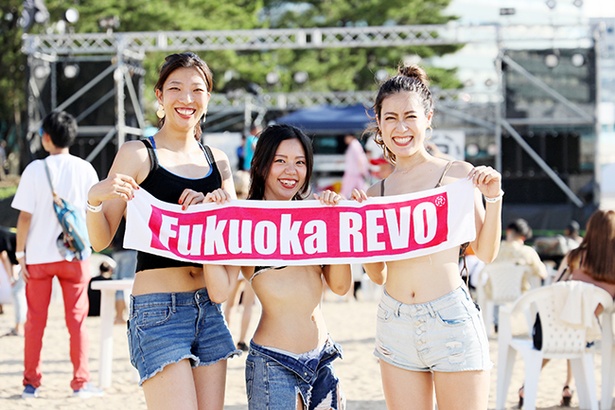 「Fukuoka REVO Beach Fes at ももち浜2019」で見つけた美女たち