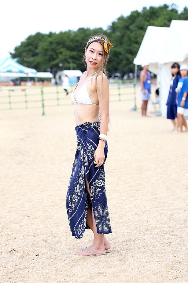 「Fukuoka REVO Beach Fes at ももち浜2019」で見つけた美女たち