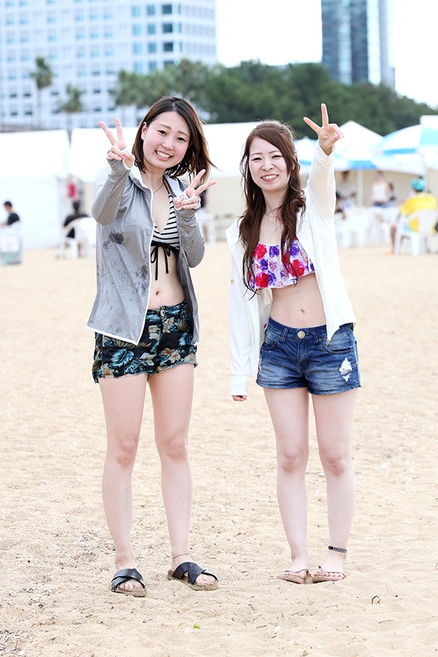 「Fukuoka REVO Beach Fes at ももち浜2019」で見つけた美女たち