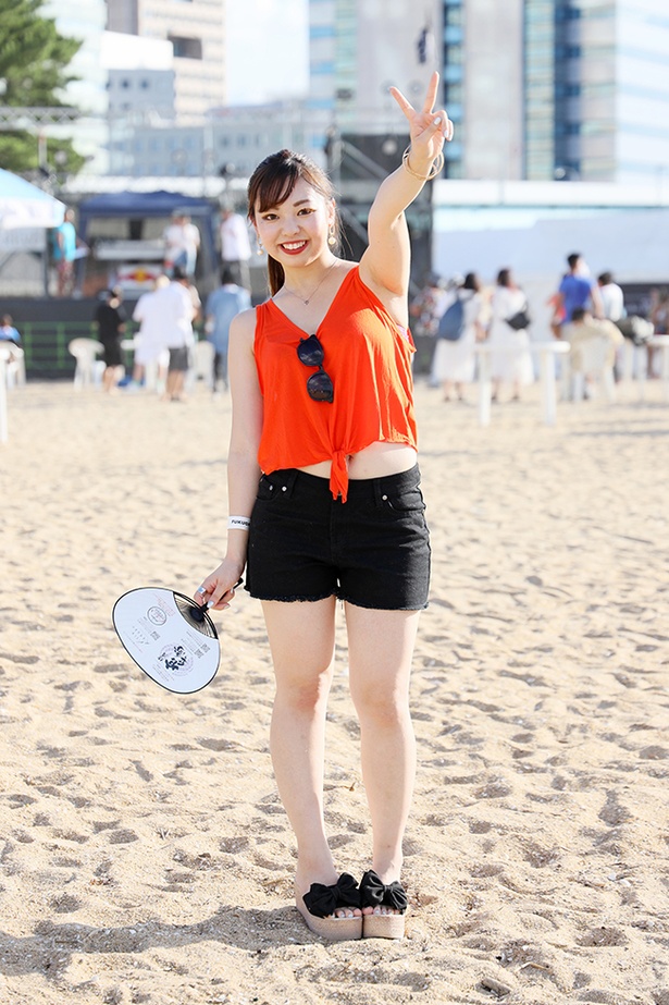 「Fukuoka REVO Beach Fes at ももち浜2019」で見つけた美女たち