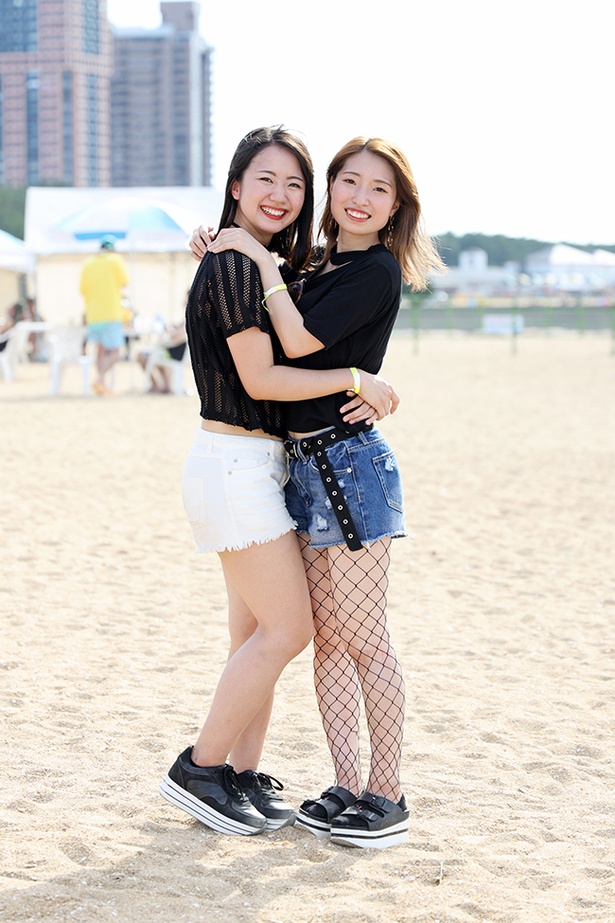「Fukuoka REVO Beach Fes at ももち浜2019」で見つけた美女たち