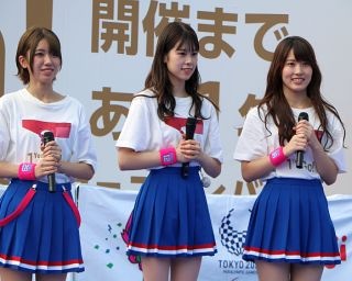 AKB48岡部麟らがパラ競技に挑戦！東京2020カウントダウンイベント