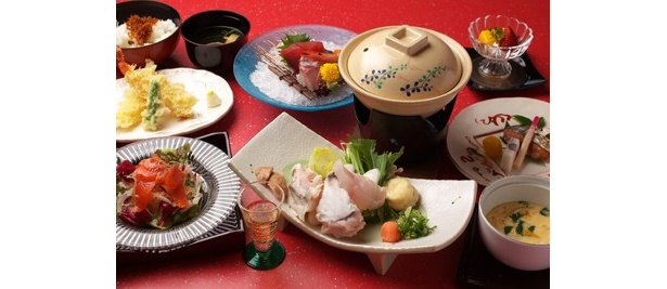 白浜唯一のクエ専門店｢活紀州クエ料理 九絵亭｣の会席ランチ｢クエ小鍋付きプラン・会席 岬｣(3150円)
