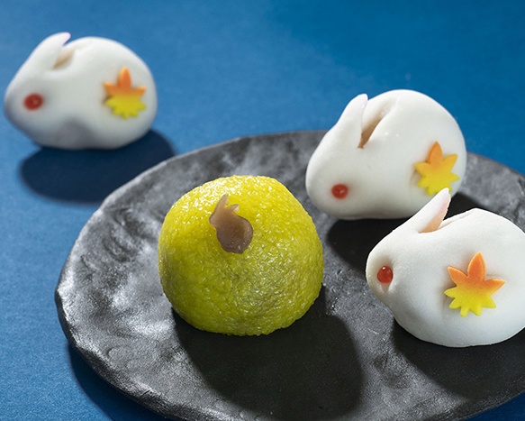 ハマの定番おやつ 愛らしいウサギになごむ十五夜の和菓子