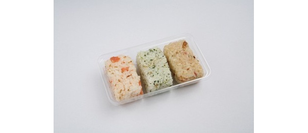キラキラ3色おにぎり（198円）