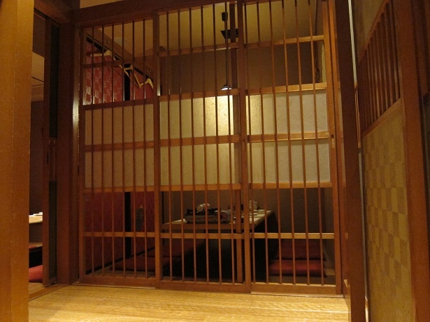 解放感のある半個室