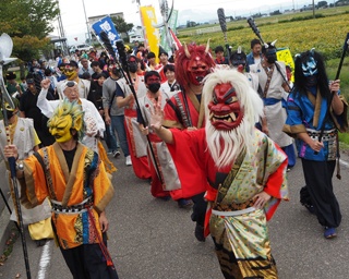 伝説の鬼が集結!?　新潟県燕市で「第15回越後くがみ山酒呑童子行列」開催