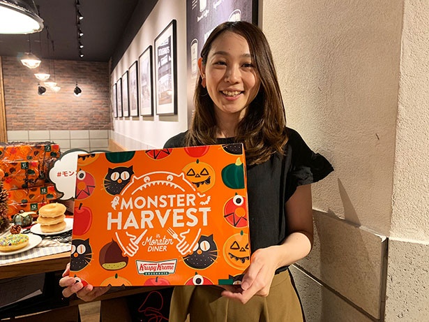 クリスピーのハロウィン限定商品の歴史についてお話ししてくれた広報の関氏