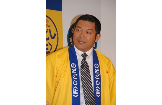 すっかり黄色いハッピ姿がおなじみになった山口さん