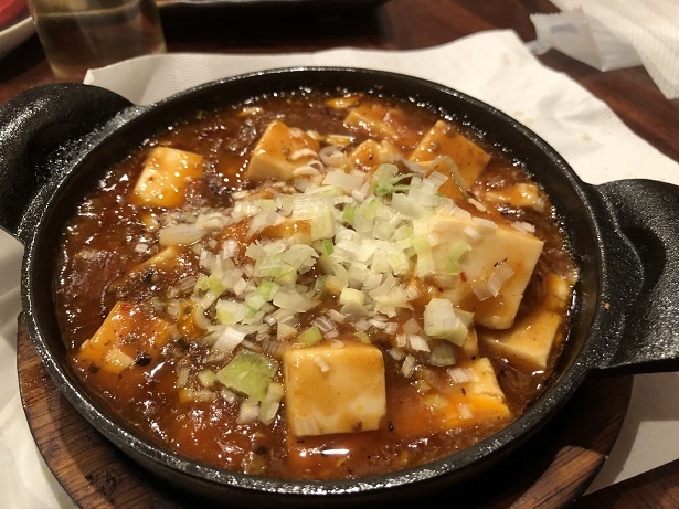 辛さレベル7の麻婆豆腐（1～10段階中）