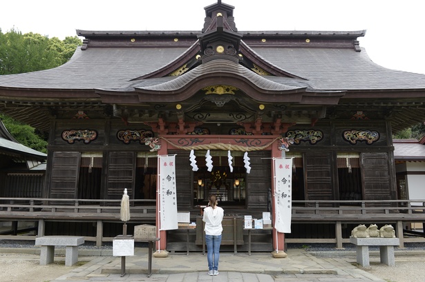 県指定の文化財にもなっている神社。戦国時代の戦乱によって荒廃したが、水戸藩第2代藩主・徳川光圀公らの尽力によって再建された