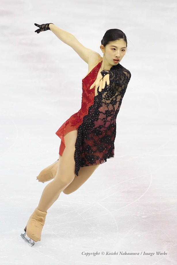 永井優香、東京夏季フィギュアでのフリープログラムの演技