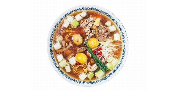 「徒歩徒歩亭」の「鶏臓麺(ド醤油味)」(900円)