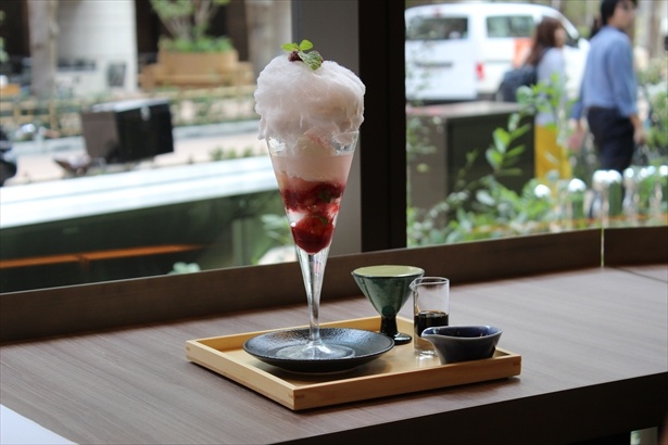 「ISHIYA NIHONBASHI」限定の日本酒パフェ