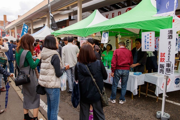 まつり当日しか入手できない限定酒「車懸(くるまがかり)」