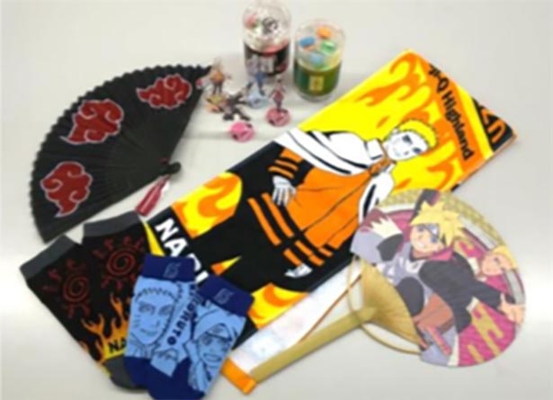 富士山×「NARUTO」商品がずらり