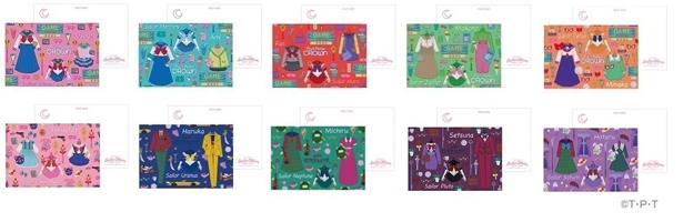「セーラームーンカフェ2019 ポストカード」(各 330円)