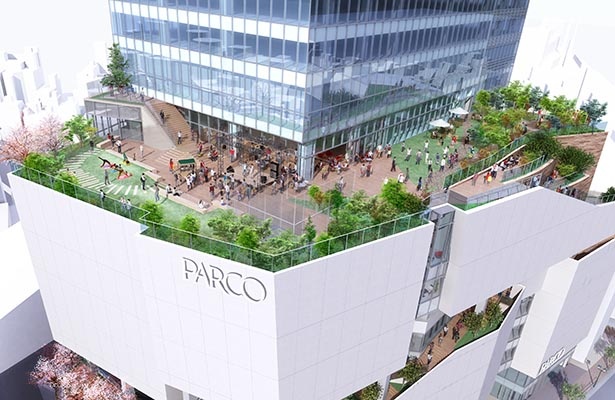 10階には屋上広場もできる「渋谷PARCO」